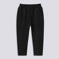 thumbnail image 4 of Karoyedx Cargo Joggers Boys' Basic Fleece Jogger Sweatpants,with Drawstring Closure Super Soft Cotton-Blend Black Size,6-7 Years, 4 of 4