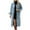 Sky Blue, variant on Frostluinai Womens Long Denim Cardigan Jacket Long Sleeve Button Down Jean Jacket Lapel Collar Long Denim Coats Fall Casual Coat with Pocket