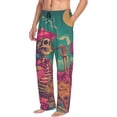 thumbnail image 6 of Honiee Western Desert Skull Cowboy (2) for men - a sleek fusion of Straight Pajama Pants, versatile Lounge Pants, and cozy Sleepwear, all rolled into one-Small, 6 of 6