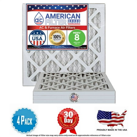 

AFC 12x12x1 Furnace / AC / Air filters MERV 8 (MPR 600 - FPR 5) Type - (4 Packs)