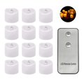 thumbnail image 4 of Billuyoard 12 Uds. Bombilla parpadeante realista y brillante, funciona con pilas, sin llama, luces LED para té, velas, luces para ventana, acampada al aire Iluminación navideña Billuyoard HA012977-00, 4 of 6