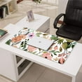 thumbnail image 3 of Brown Flowers Mousepad Gaming Pad Mouse Waterproof Washable for Office Home Work Gaming Desktop Tables Mouse Pad Rubber Base Mousepad with Stitched Edges 35.4x15.7inches, 3 of 7
