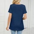 thumbnail image 4 of Tops de manga corta con cuello en V de verano para mujer,Camiseta corta con cuello en V de mujer Tops de manga corta con cuello en V para mujer Camiseta de manga corta con cuello en V para mujer Resultados impresionantes, 4 of 6