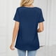 thumbnail image 4 of Tops de manga corta con cuello en V de verano para mujer,Camiseta corta con cuello en V de mujer Tops de manga corta con cuello en V para mujer Camiseta de manga corta con cuello en V para mujer Resultados impresionantes, 4 of 6