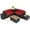 Mix Brown & Red, variant on Costway 6PCS Patio Rattan Furniture Set 32'' Fire Pit Table Tank Holder Red