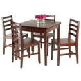 thumbnail image 4 of Winsome Pulman 5-Piece Set Extension Table with Ladder Back Chairs - 94556, 4 of 9