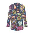 thumbnail image 6 of Garronmavis Cardigan Sweaters for Women Open Front Knit Sweater Lightweight Cardigan Jacket Plus Size Fall Coats Loose Cover Up Casual Blouse Tops Hippie Flowers, 6 of 6