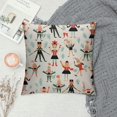 thumbnail image 2 of JEUXUS Nutcracker Pillow Covers Vintage Decor Neutral Christmas Tree Cute Christmas Couch Decorative Set Dorm Home Decor Sofa Bed Throw Pillow Cover Pack of  Soft ,White,, 2 of 5