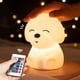 thumbnail image 1 of Luz de noche para habitación infantil, luz de noche para niñas, regalos para bebés y niños pequeños, lindas luces de noche de cachorros, lámparas de silicona blandas, guardería suave, recargable, 1 of 5