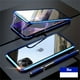 thumbnail image 1 of Magnetic Case For IPhone 14 13 12 11 Pro Max Xs Max Xr 7 8 Plus Mini, Magnetic Adsorption Double-Sided Screen Protector Clear Back Metal Bumper Phone Cases Cover, 1 of 4
