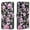 E, variant on ELEHOLD Flip Wallet Phone Case For Samsung Galaxy S25 Edge, Cute Butterfly Floral PU Leather Elegant Folio Design Card Slots, Kickstand Magnetic ClosureShockproof Case Cover ,A
