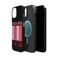thumbnail image 2 of DistinctInk Tough Case for Apple iPhone 15 (6.1" Screen), Compatible with MagSafe Charging - Sealed With A Kiss, 2 of 6