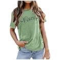 thumbnail image 2 of Pickleball Graphic Tees for Women 2026 Summer Casual Short Sleeve Crewneck T Shirts for Pickleball Lover, 2 of 4
