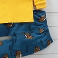thumbnail image 6 of CAUYDY Toddler Boy Sleepwear Child Clothes Fall Winter Long Sleeve Shirt and Elastic Pants Comfy Set Baby Pajamas Little Kids Outfits for Boys 2T 3T 4T 5T Sizes 3-4 Years,Yellow, 6 of 6