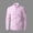 Pink, variant on Daiosportswear Men's Long-Sleeved Shirt Double Collar Business Solid Casual Slim Long-Sleeved Shirt Red XL(XL)