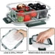 thumbnail image 3 of [5-pack, 36 Oz] Glass Meal Prep Containers 3 Compartment With Lis, Glass Lunch Containers,foo Prep Lunch Box,bento Box,bpa-free, Microwave, Oven, Free, 3 of 5