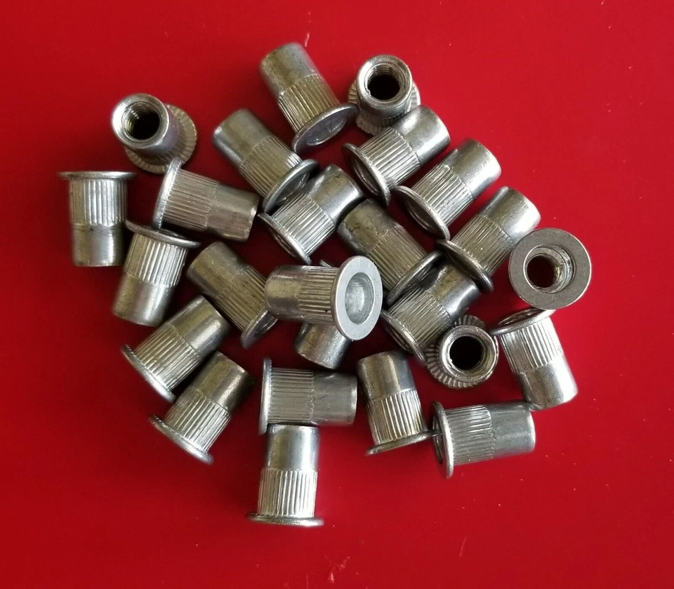 CIRCLE- 100 Qt Aluminum 1/4-20 Rivet Nut Nutsert Rivnut