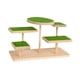 thumbnail image 2 of Estante de exhibición vertical de madera, práctico estante de exhibición decorativo de moda coleccionable, soporte de exhibición de figuras para model, 2 of 7