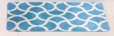 Bathroom Collection Geometric Home Decor Aqua Geometric 100% Polyester Shower Curtain & Liner Type 72 x 72 Inch 15 Count