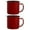 Red, variant on Troglfold Milk Cup Camping Mug Coffee Cup: 2pcs Enamel Campfire Tea Cups for Hiking Red,2.56"X2.56"X2.36"