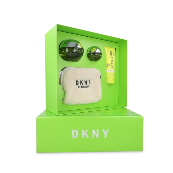 Perfume Dkny Be Delicious 100ml Set + Mini + Crema + Bolso