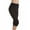 Black, variant on Women's MeMoi MSM-109 SlimMe Seamless High Waisted Capri Legging (Black M)