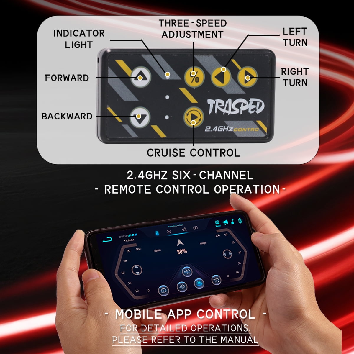 1: 64 Ferrari Formula remote control race car, dual control three speed control operation