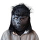 thumbnail image 1 of Máscara de gorila realista, animal de resina, pelo negro, cosplay de Halloween, 1 of 3