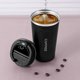 thumbnail image 1 of Copa De Agua Taza de café de 510 ml, taza de aislamiento de coche de medición de temperatura inteligente LCD HD (negro) Wdftyju  Libre de BPA, 1 of 2