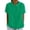 ZA-Green, variant on Summer Womens Tops Peter Pan Collar Short Cuffed Sleeve Linen Blend Blouses Loose Solid Color T-Shirts Casual Office Beach Vacation Clothes