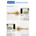 thumbnail image 4 of Tirador MRML para puerta de paso, aluminio dorado cepillado, 6,7 cm, rosa, 4 of 7