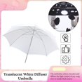 thumbnail image 3 of 33 Pouces Photographie Pro Studio Réflecteur Translucide Blanc Diffuseur Parapluie, 3 of 10