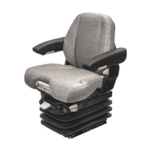 Seat Assembly Air Suspension, Grammer Style, Fabric, Gray, New, Case