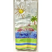 Beach Party Tropical Summer Luau Theme Party Decoration Plastic Tablecover