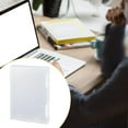 thumbnail image 2 of Clear File Case Box File Storage with Handle Organizers A5 Thick White, 2 of 9