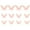 Rose Gold RG, variant on Giunmcul Festival Gift Flying Hollow Home Decoration Festive Party Layout Cardboard Wall Sticker