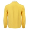 thumbnail image 6 of ZTACE POP Singer Stars Costumes - Abby Saija Romance Cosplay Shirt, Men Cosplay Outfit Bodysuits, Halloween Cosplay Party Outfits - Yellow, M, 6 of 7