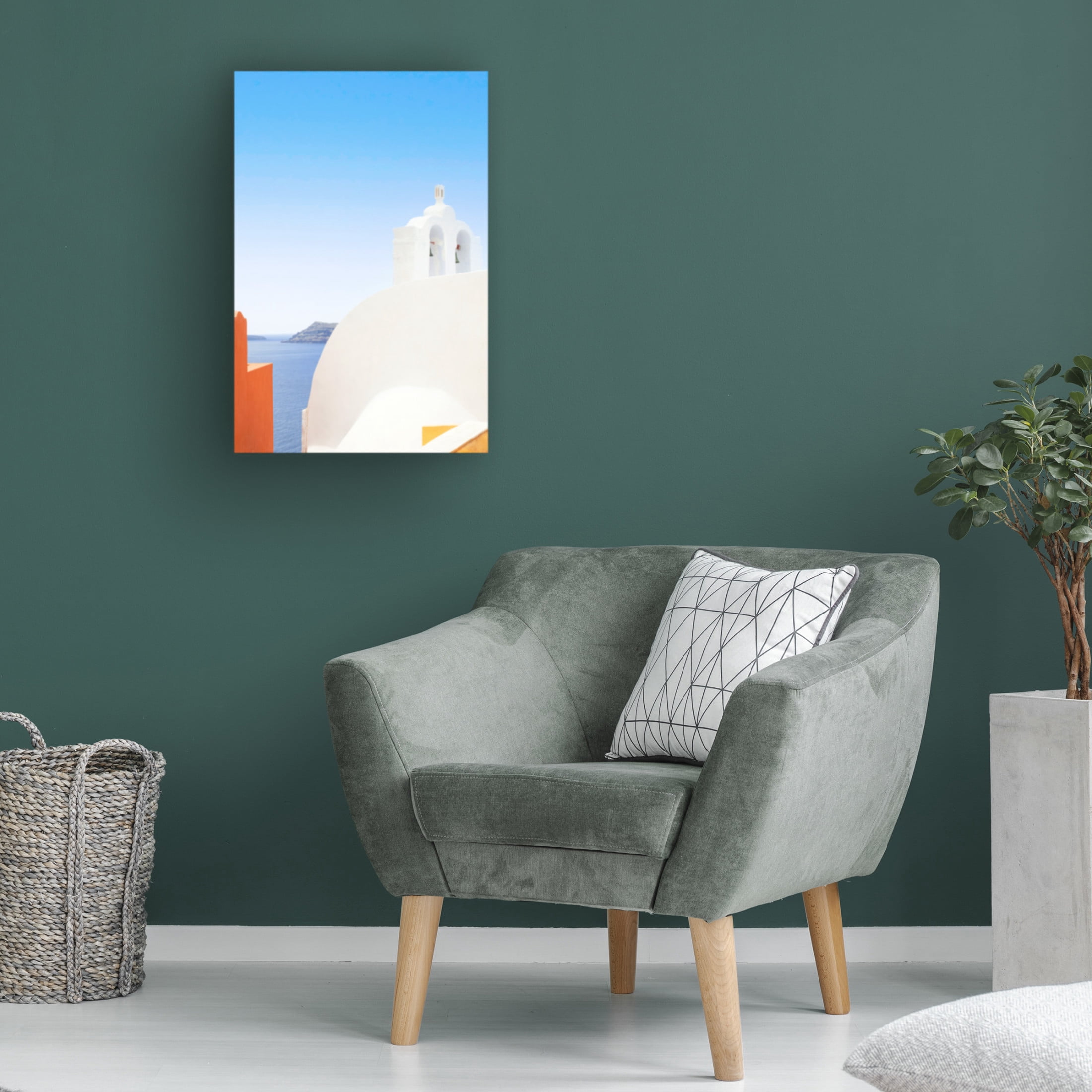 Trademark Fine Art Linda Wride A Splash Of Orange Canvas Wall Art