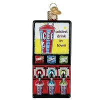 Old World Christmas Blown Glass Ornament for Christmas Tree, Icee Machine