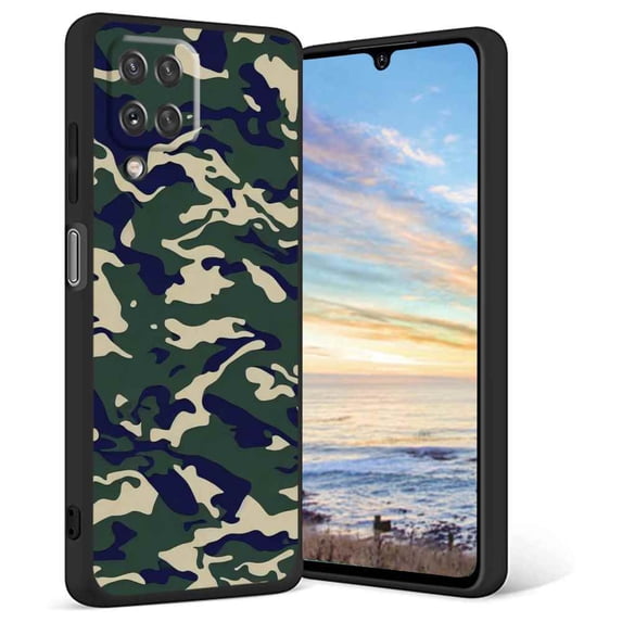 Army-Military-79 Phone Case, Degined for Samsung Galaxy A12 Case Men Women, Flexible Silicone Shockproof Case for Samsung Galaxy A12