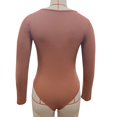 thumbnail image 1 of Body de manga larga para mujer, Body de manga larga para mujer Body de manga larga Top Body de manga larga para mujer Claridad notable, 1 of 3