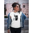 thumbnail image 2 of coffee Time. Cute Girl T-Shirt Women -Image by Shutterstock, Female Small, 2 of 4