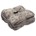 thumbnail image 1 of Manta de lana de terciopelo medio Manta de punto con estampado de leopardo para niños Manta de punto con forro polar Manta descalza con estampado de leopardo Manta de ensueño, 1 of 5