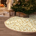 thumbnail image 5 of Balery Peanuts3 Printed Christmas Tree Skirt , Merry Christmas Party Christmas Tree Decoration,Adjustable Tree Skirt-30", 5 of 6