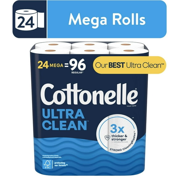 Papier hygiénique Cottonelle Ultra Clean 24MR