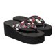 thumbnail image 3 of Fashionable Women's Outdoor Slipper with Thick Sole PU Material Comfortable for Summer Wear Black 1 Pair, 3 of 3