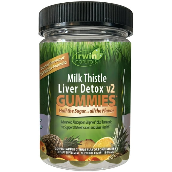 Irwin Natuals GUMMIES Milk Thistle Liver Detox v2 30ct