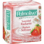 Palmolive Naturals Radiant Softness Yoghurt & Fruit Extracts Bath Soap, 3.88 oz, 3 count
