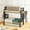 Gold, variant on Kitchen Dish Rack Green Double Layer Kitchen Storage Rack, Dish Drainer for Plates Bowls Chopsticks Knives, Countertop Organizer with Pull-Out Tray, Heavy Duty Design Drainer