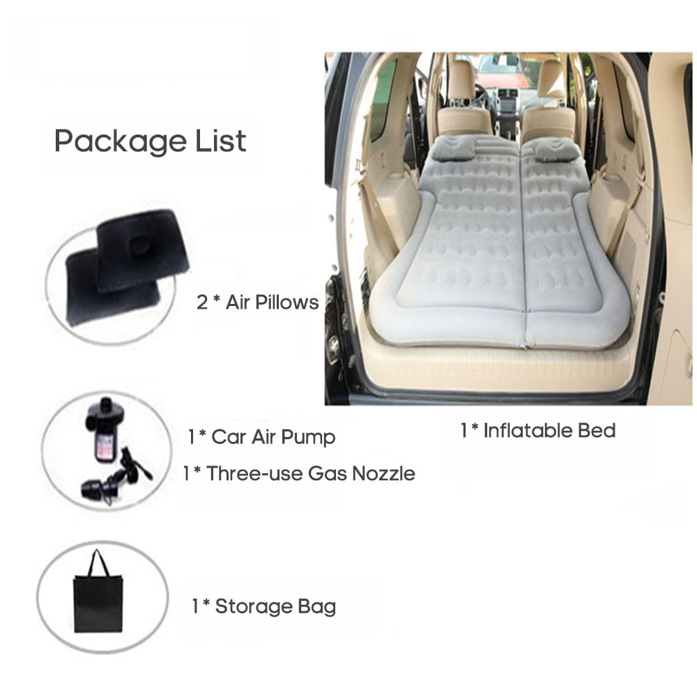 Car Travel Sleeping Pad Car Inflatable Bed Air Mattress Universal 